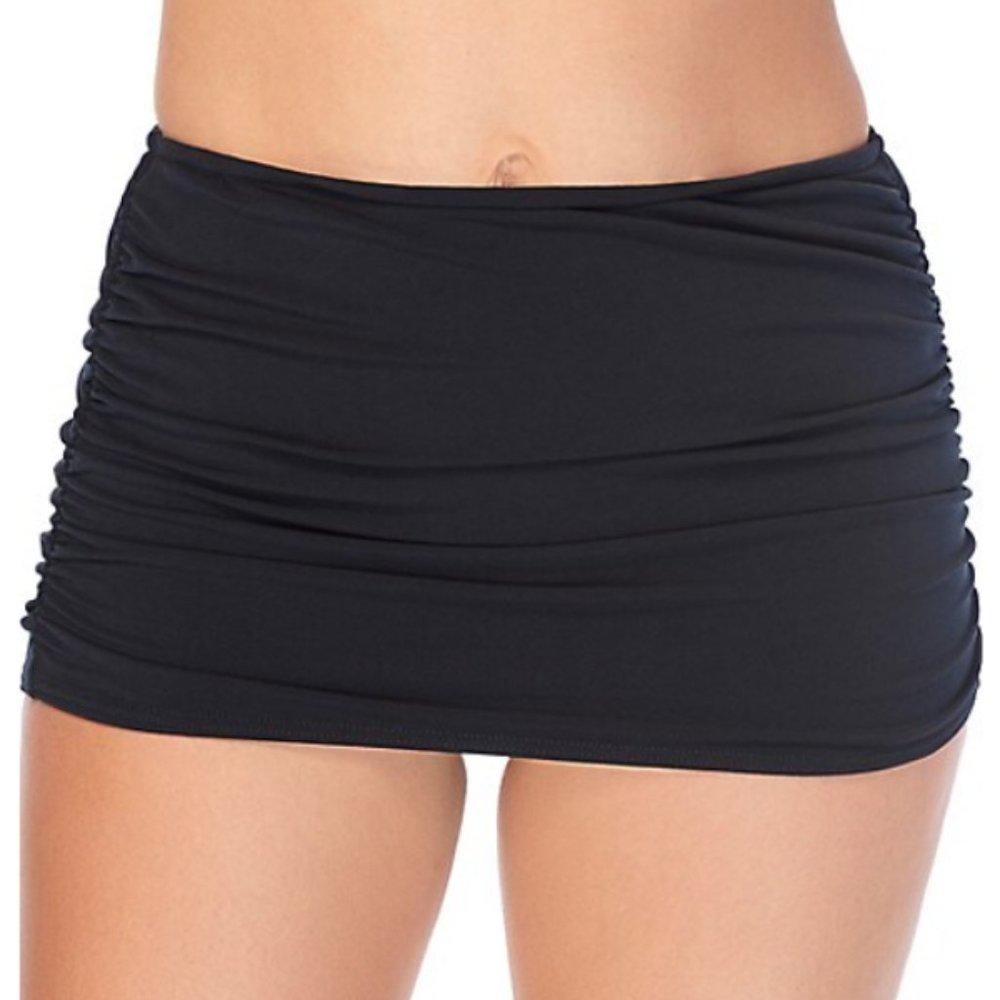 NWT Magicsuit Shirred Swim Skirt